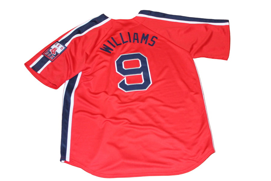 MLB Ted Williams #9 Boston Red Sox Men's Majestic Cooperstown Collection Baseball Jersey - XLarge