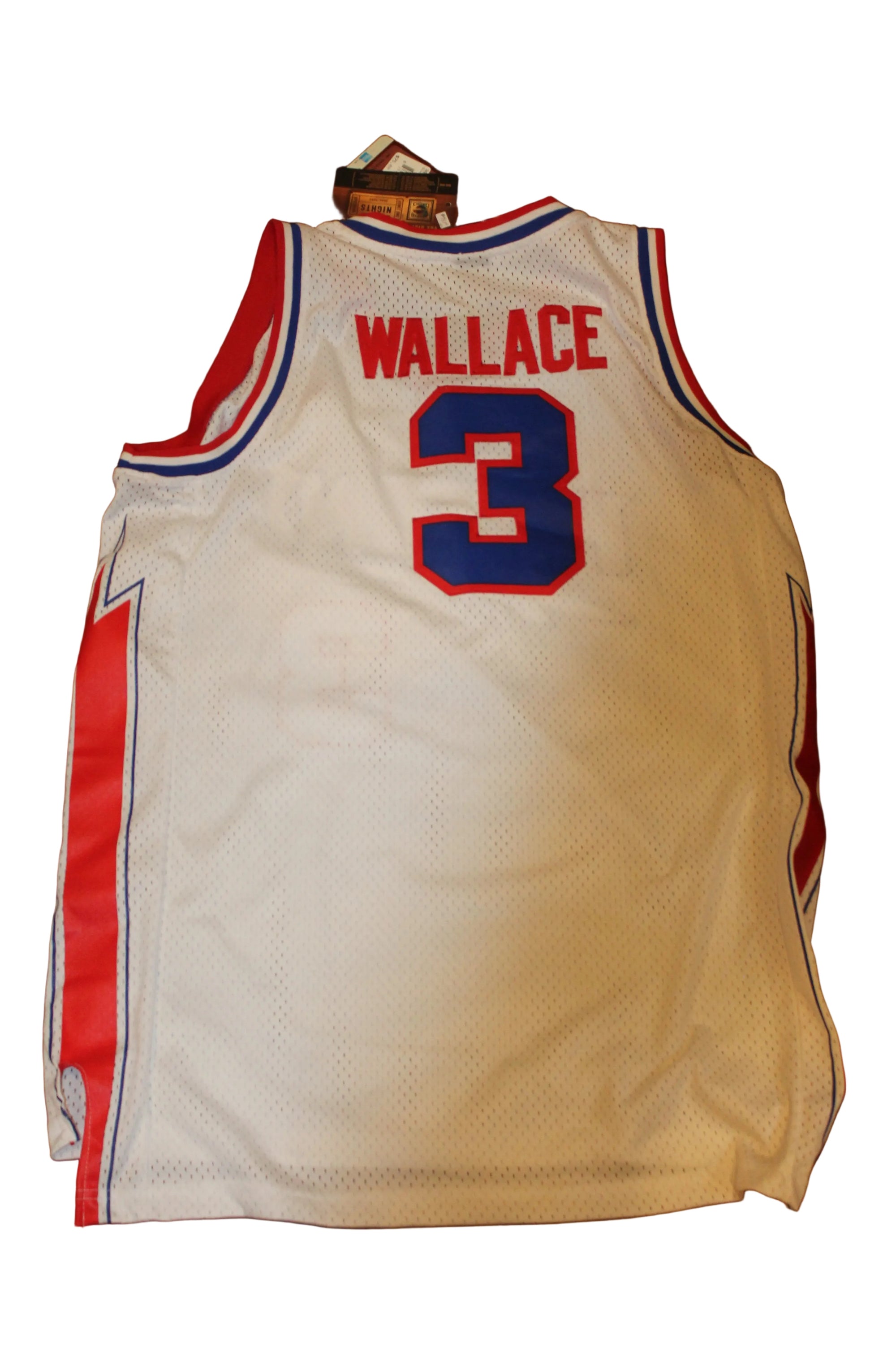 NBA Detroit Pistons Men's Reebok Ben Wallace Hardwood Classics #3 Jersey - Large