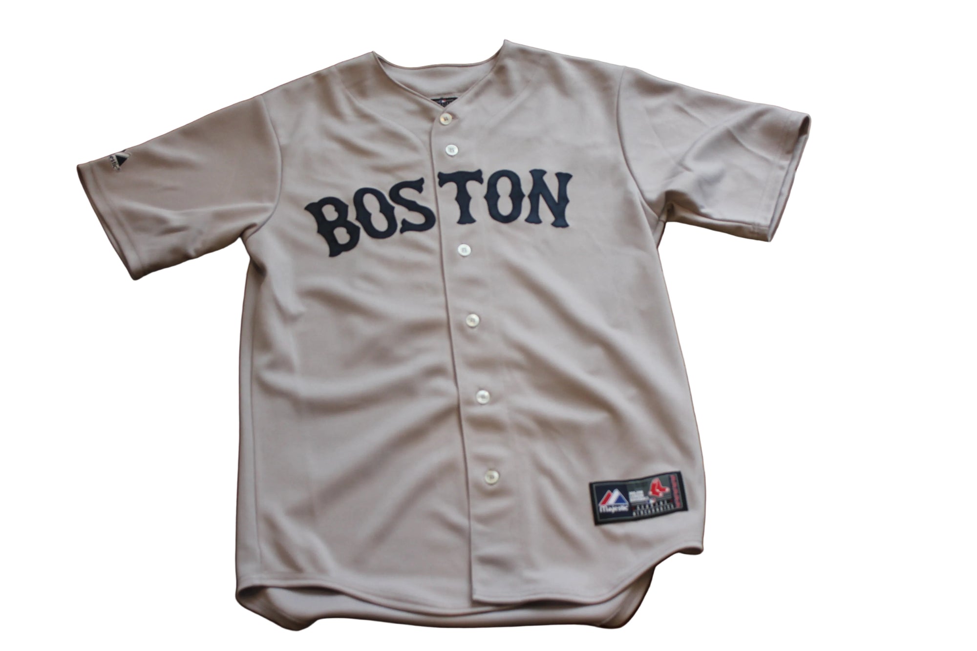 MLB Dustin Pedroia #15 Boston Red Sox Men's Majestic Baseball Jersey - Small