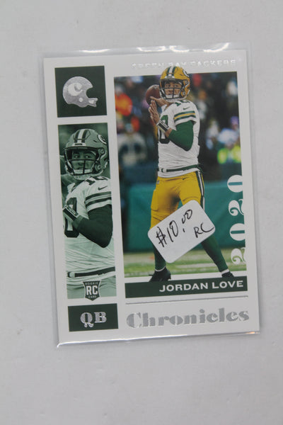 Jordan Love Panini Chronicles Rookie Card