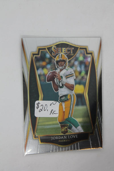 Jordan Love Panini Select Rookie Card