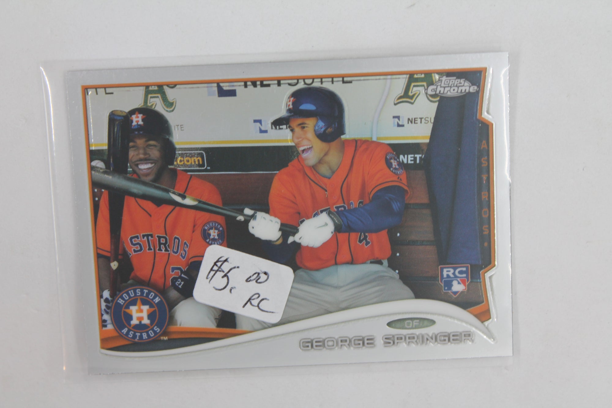 George Springer Topps Chrome Rookie Card