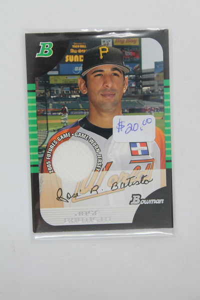 Jose Bautista  2005 Bowman Draft Picks & Prospects - Futures Game Jerseys Jersey Card