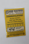 Jose Bautista 2014 Topps Archives - 1968 Topps Relic #68TR-JB Bat Card