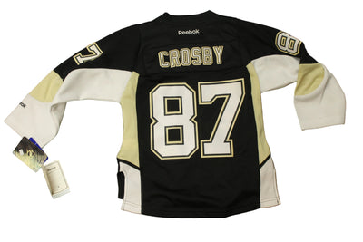NHL Pittsburgh Penguins Reebok Youth S/M Crosby Premier Old Style Jersey