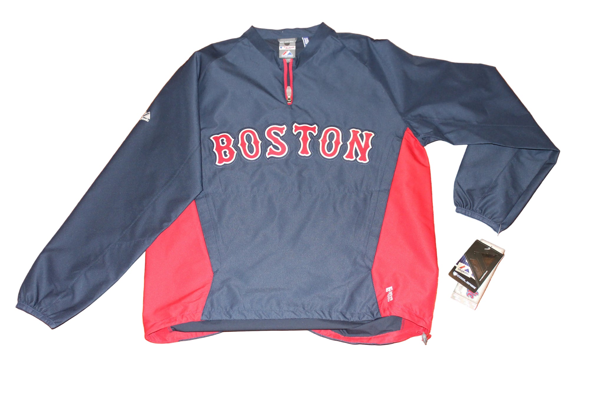 MLB Boston Red Sox Men's Coolbase Training Jacket - Majestic Authentic