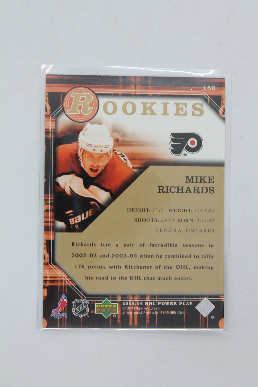 Mike Richards 2005-06 Upper Deck Power Play Rookie Card