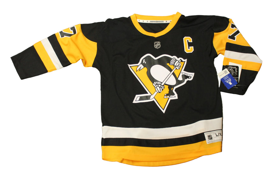 NHL Pittsburgh Penguins Youth L/XL Crosby Home Repica Jersey