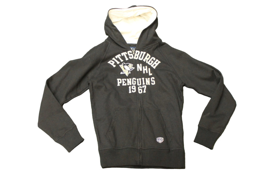NHL Pittsburgh Penguins Old Time Hockey Youth Zip-Up Hoodie