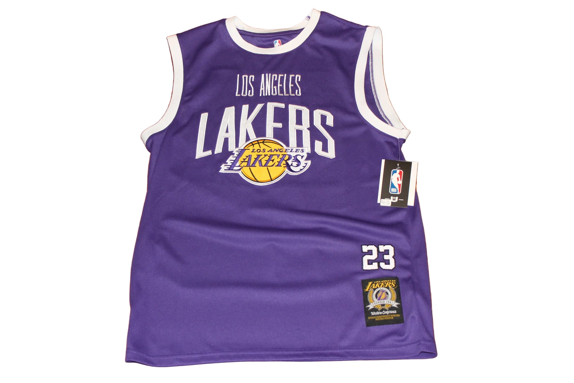 NBA Los Angeles Lakers Men's Lebron James #23 Jersey