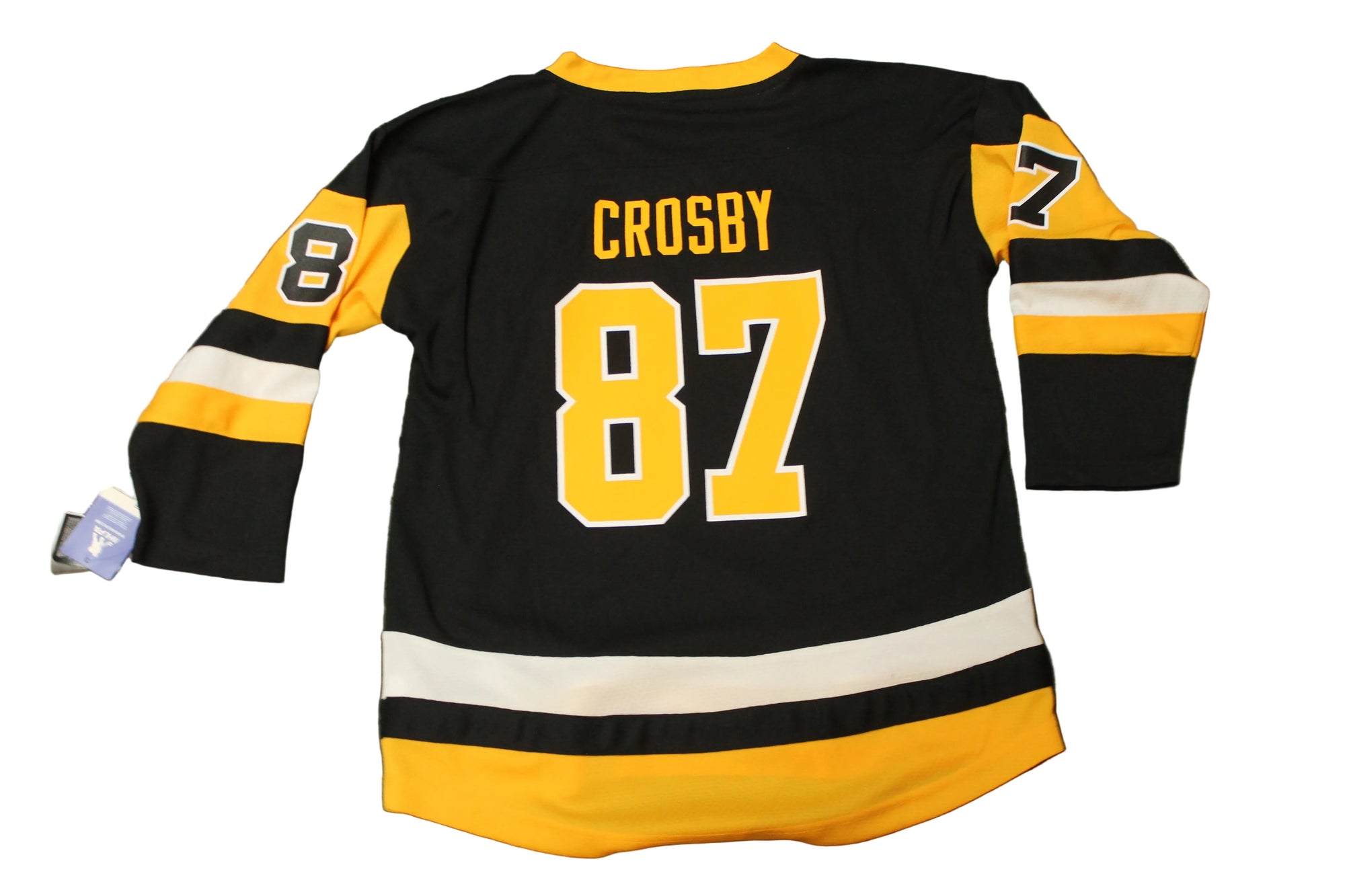 NHL Pittsburgh Penguins Youth L/XL Crosby Home Repica Jersey