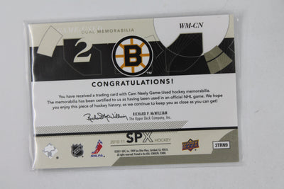 Cam Neely 2010-11 SPx - Winning Materials #WM-CN Jersey Card