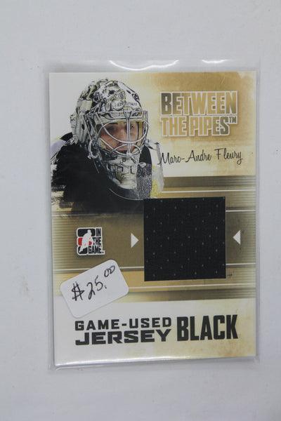 Marc-Andre Fleury 2010-11 In the Game Between the Pipes - Game-Used Jersey Card