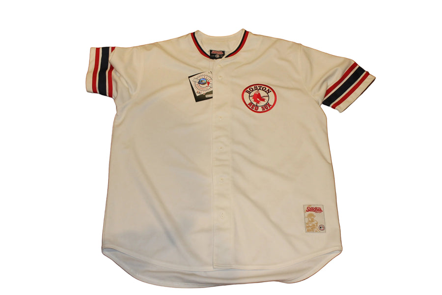 MLB Boston Red Sox Men's Stitches Baseball Jersey - XLarge