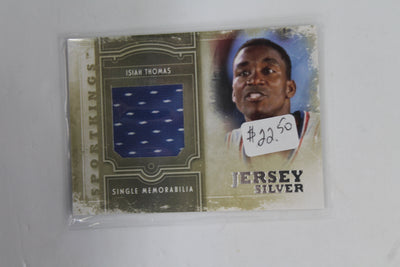 Isiah Thomas 2012 Sportkings Series E - Single Memorabilia Jersey Card