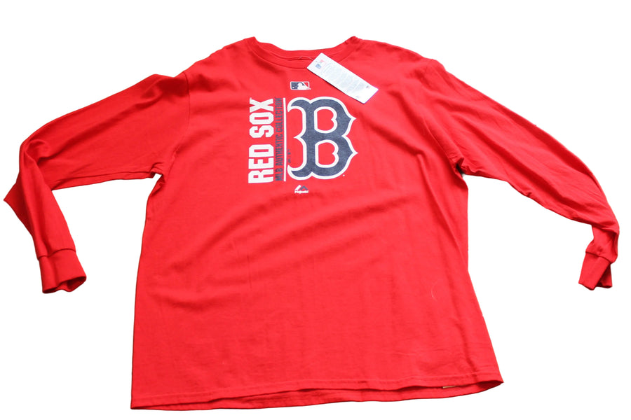 MLB Boston Red Sox Men's Long Sleeve Tee - Authentic Collection - XXLarge
