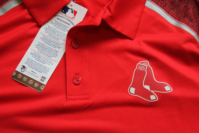 MLB Boston Red Sox Men's Golf Shirt - Majestic Cool Base - XXL
