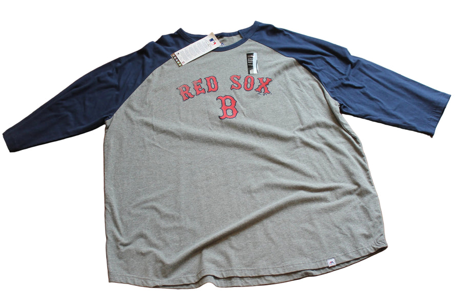 MLB Boston Red Sox Men's 3/4 Sleeve Tee - XXXLarge