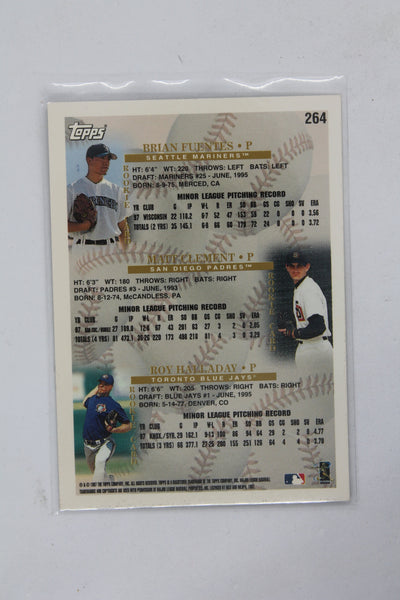 Roy Halladay, Brian Fuentes, Matt Clement 1998 Topps - Prospects Rookie Card