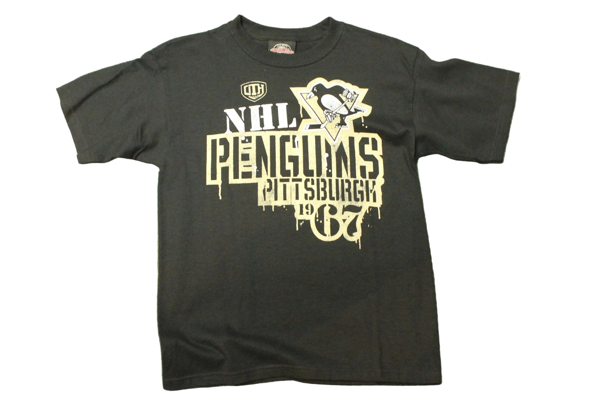 NHL Pittsburgh Penguins Youth Old Time Hockey Tee