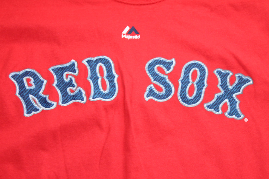 MLB Boston Red Sox Men's Tee - Majestic - Red - XXLarge