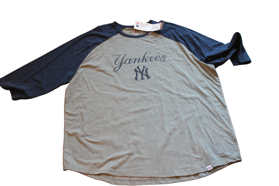 MLB New York Yankees Men's 3/4 Sleeve Tee - XXXLarge