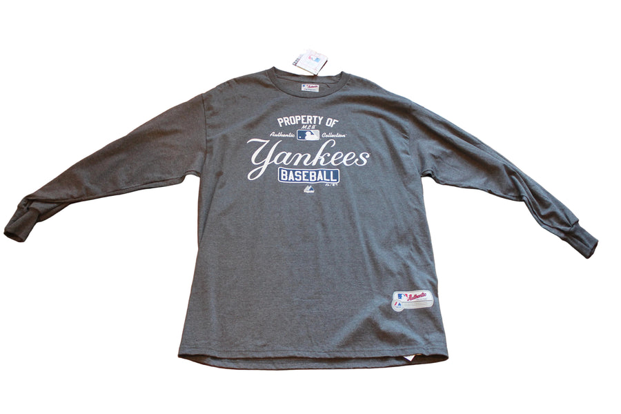 MLB New York Yankees Men's Long Sleeve Tee - Authentic Collection - XLarge