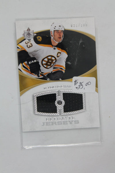 Zdeno Chara 2010-11 Upper Deck Ultimate Collection Ultimate Jerseys #091/100 Jersey Card