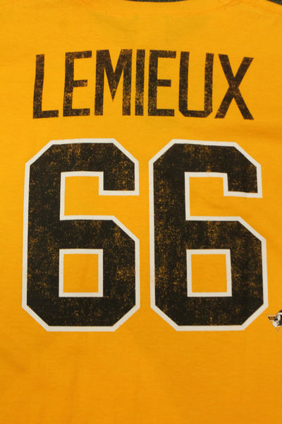 NHL Pittsburgh Penguins Youth Old Time Hockey "Lemieux #66" Tee - Youth Large