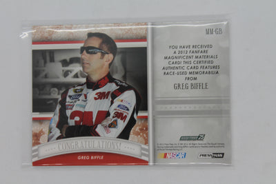 Greg Biffle 2012 Press Pass Fanfare - Magnificent Materials #MM-KH  #081/250