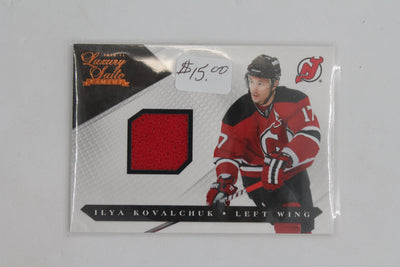 Ilya Kovalchuk 2010-11 Panini Luxury Suite - [Base] #40 Jersey -  Jersey Card #267/599