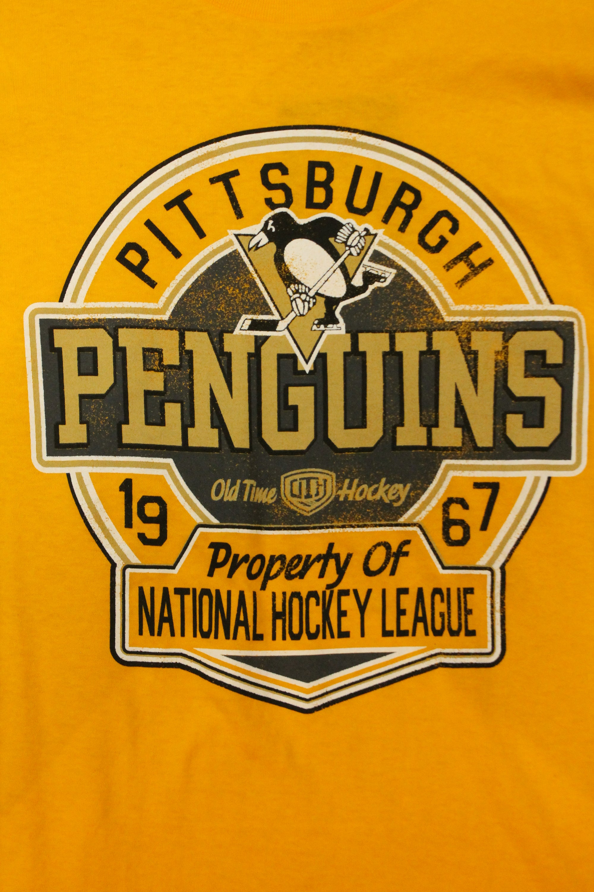 NHL Pittsburgh Penguins Youth Old Time Hockey Big Dog Tee