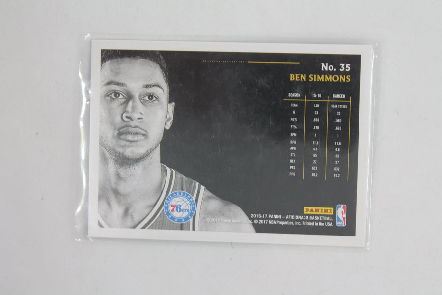 Ben Simmons 2016-17 Panini Aficionado Rookie Card