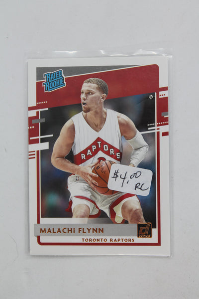 Malachi Flynn 2020-21 Panini Donruss - Rated Rookies Rookie Card