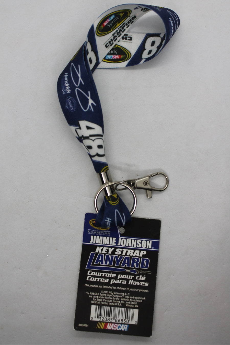 NASCAR Jimmie Johnson #48 Key Strap Lanyard - Six Time Champion