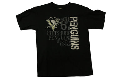 NHL Pittsburgh Penguins Youth Old Time Hockey Tee (Sale)