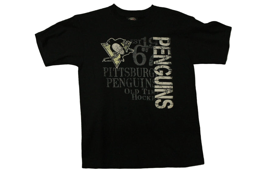 NHL Pittsburgh Penguins Youth Old Time Hockey Tee (Sale)