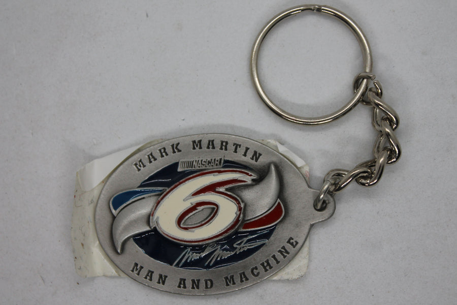 NASCAR Mark Martin #6 Metal Keychain