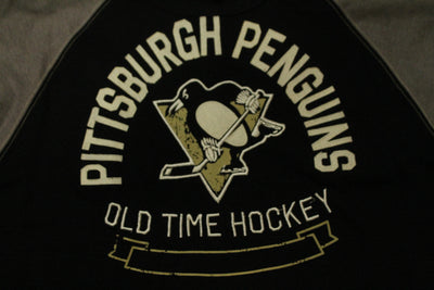 NHL Pittsburgh Penguins Old Time Hockey Youth Long Sleeve Tee - Youth XLarge