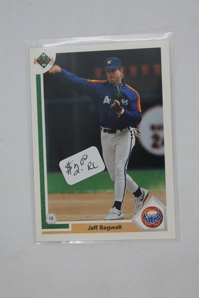 Jeff Bagwell 1991 Upper Deck Rookie Card