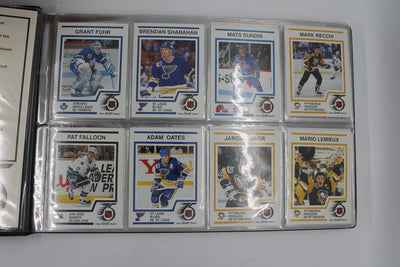 1991-92 NHL 75th. Anniversary Kraft Hockey Full 88/88 Cards Set + Album