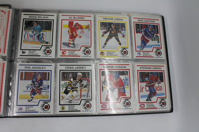 1991-92 NHL 75th. Anniversary Kraft Hockey Full 88/88 Cards Set + Album