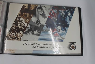 1991-92 NHL 75th. Anniversary Kraft Hockey Full 88/88 Cards Set + Album