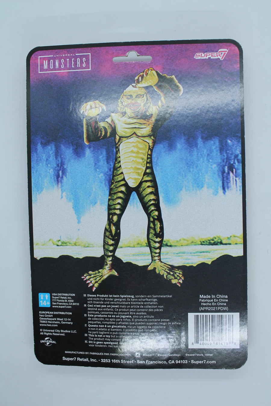 Super 7 Monsters Creature From The Black Lagoon - ReAction Figures