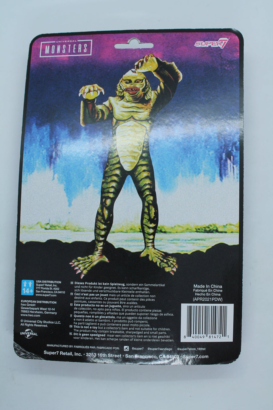 Super 7 Monsters Creature From The Black Lagoon - ReAction Figures