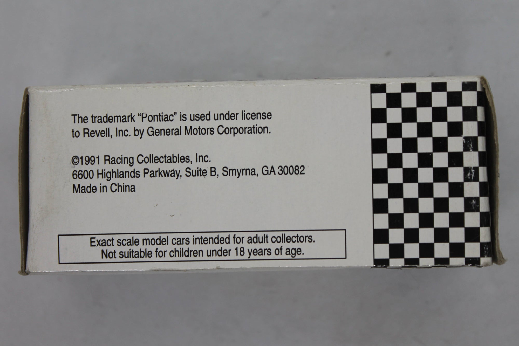 1991 Racing Collectables #36 Cox Products Pontiac  - 1/64th scale
