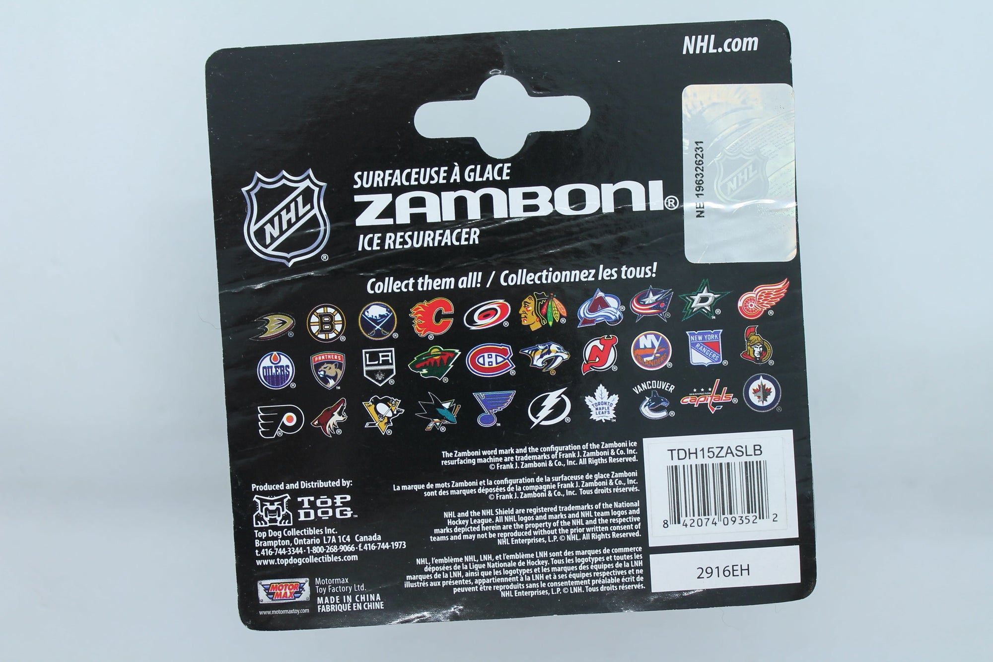 NHL St. Louis Blues 1:64 Zamboni -Top Dog