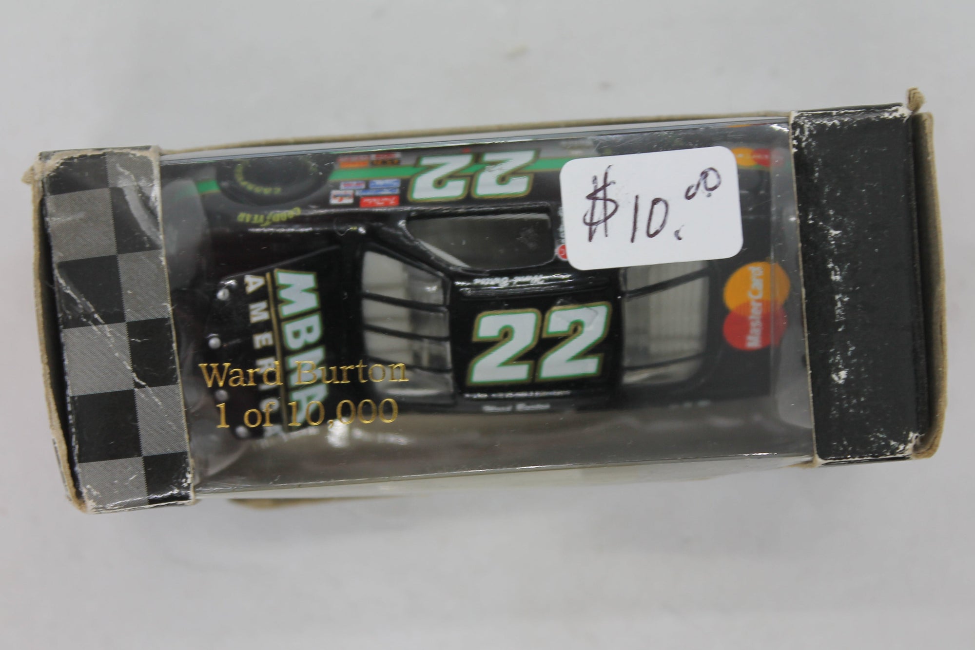 Ward Burton #22 MBNA America Grand Prix 1of 10,000 Racing Collectables - 1/64th scale