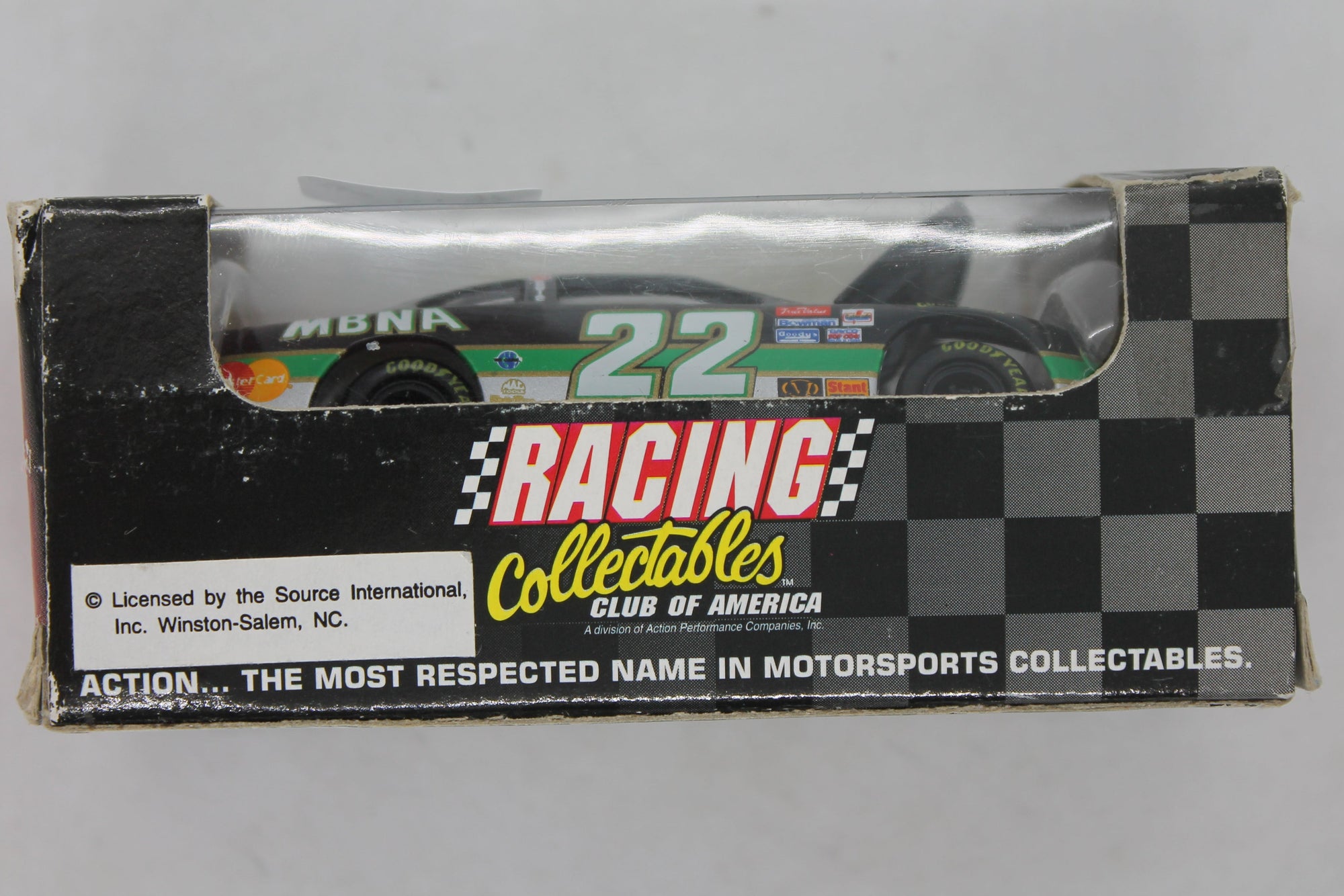 Ward Burton #22 MBNA America Grand Prix 1of 10,000 Racing Collectables - 1/64th scale