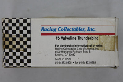 1991 Racing Collectables #6 Valvoline Thunderbird  - 1/64th scale